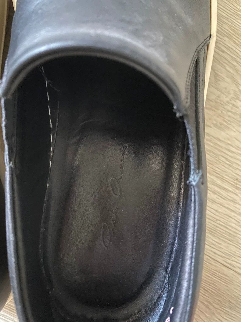 Rick Owens Rick Owens Black Leather Slip-On Shoes-dmc Size US 7 / EU 40 - 3 Thumbnail