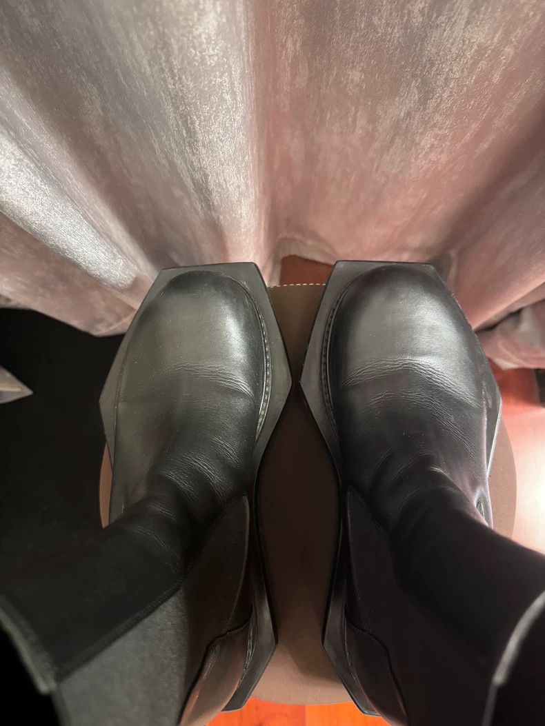 Rick Owens Rick Owens Black High-Top Chelsea Boots-dmc Size US 9 / EU 42 - 2 Thumbnail