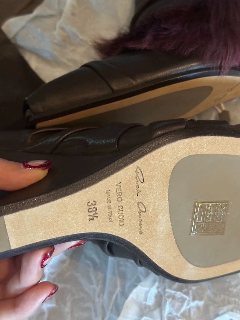 Rick Owens Rick Owens Unique High Heeled Boots with Fur-dmc Size US 7.5 / EU 40-41 - 4 Thumbnail