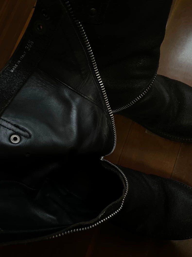 Rick Owens Rick Owens Armi Boots Suede High Top Black-dmc Size US 5 / EU 37 - 4 Thumbnail