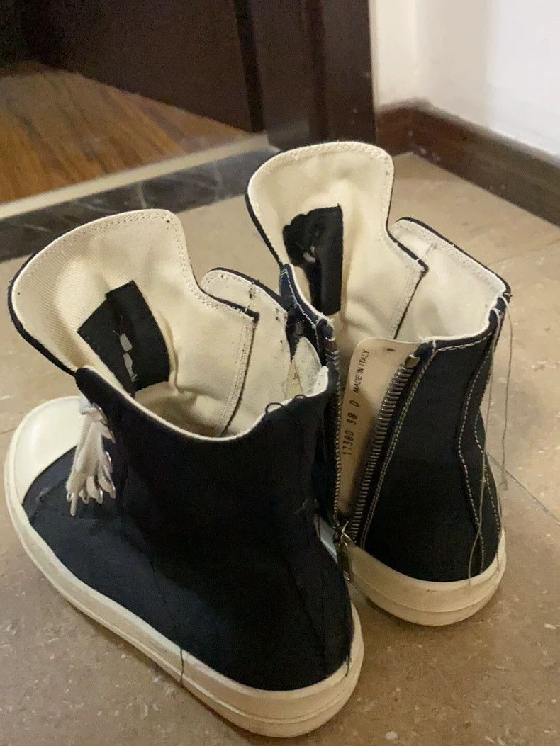 Rick Owens RICK OWENS High Top Sneakers with Fringe-dmc Size US 7 / EU 40 - 4 Thumbnail