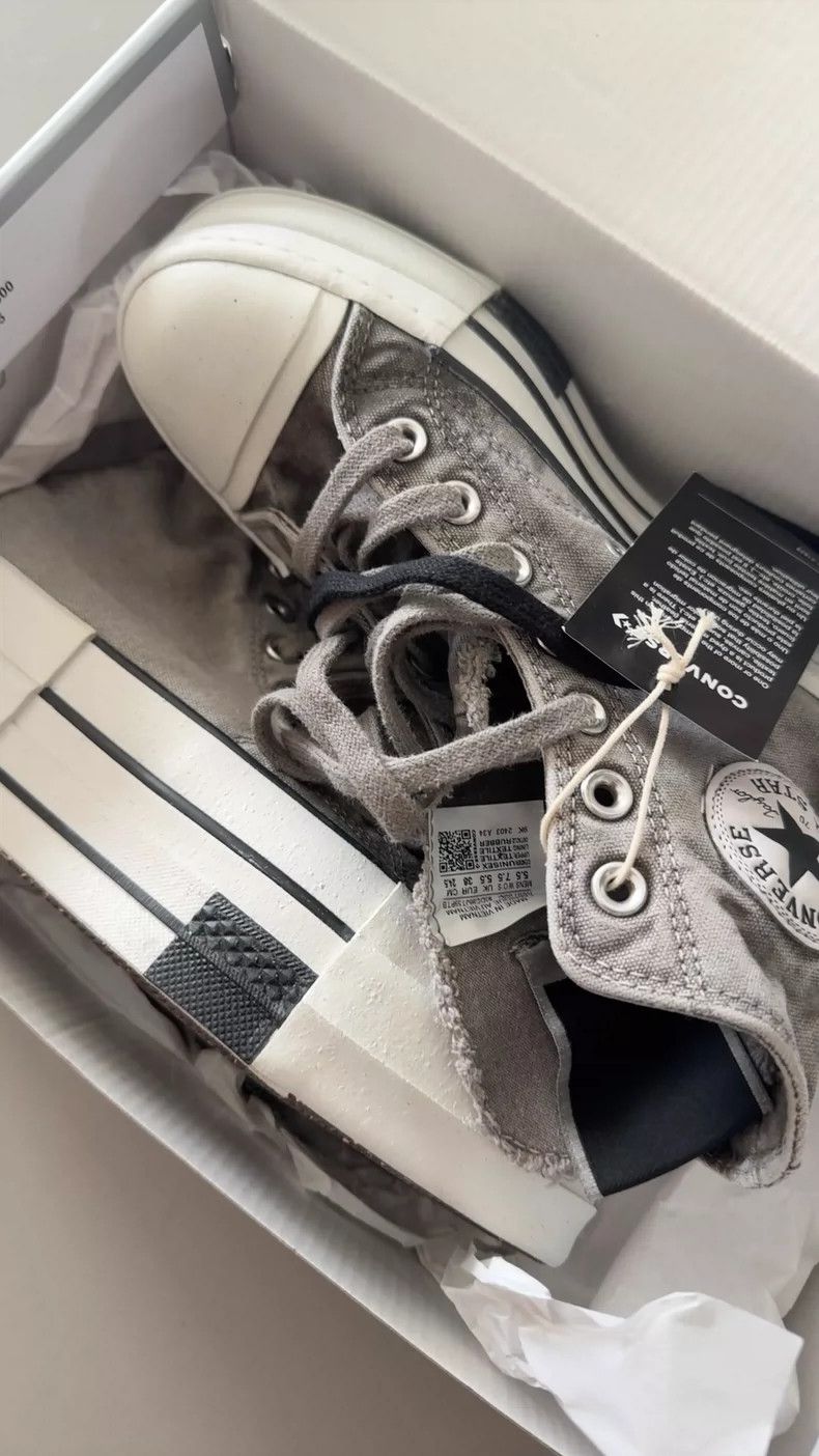 Rick Owens Rick Owens DRKSHDW x Converse High-Top Sneakers-dmc Size US 6 / EU 39 - 2 Thumbnail