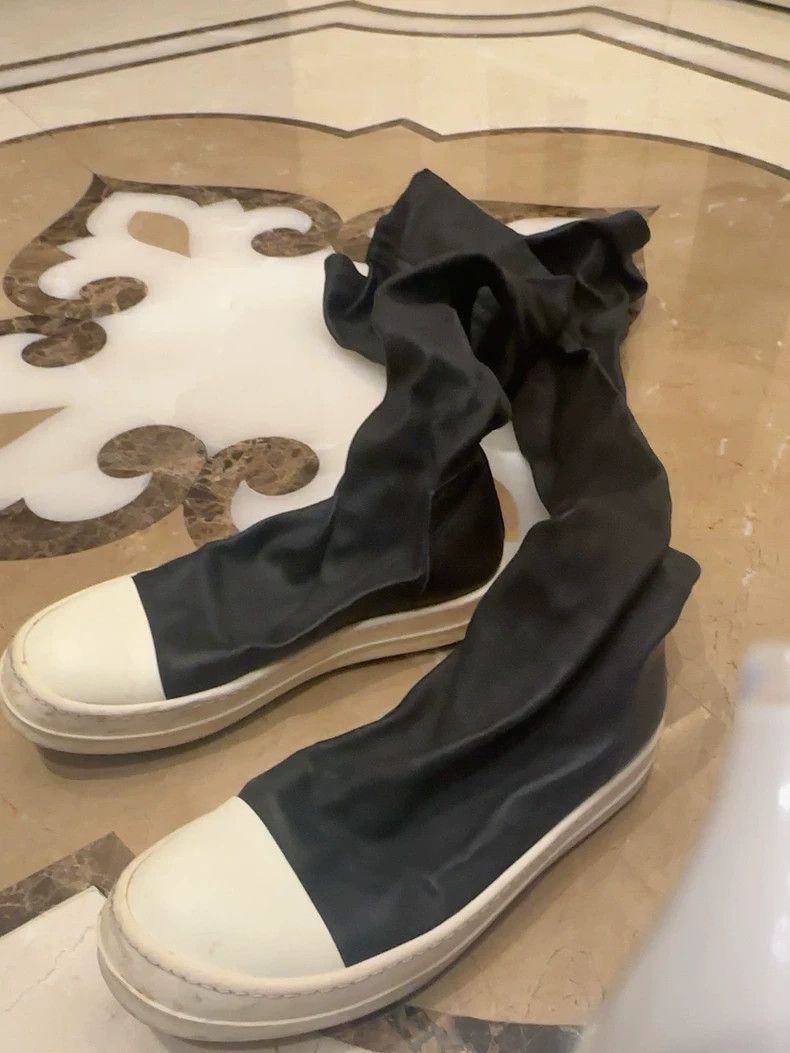 Rick Owens Rick Owens Over-the-Knee Leather Goddess Boots-dmc Size US 7.5 / EU 40-41 - 2 Thumbnail