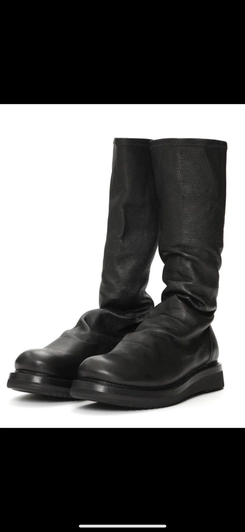 Rick Owens Rick Owens Black Mid Calf Boots Size 37-dmc Size US 6.5 / EU 39-40 - 8 Thumbnail