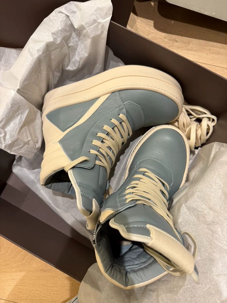 Rick Owens Rick Owens High-Top Sneakers in Blue-dmc Size US 6 / EU 39 - 3 Thumbnail