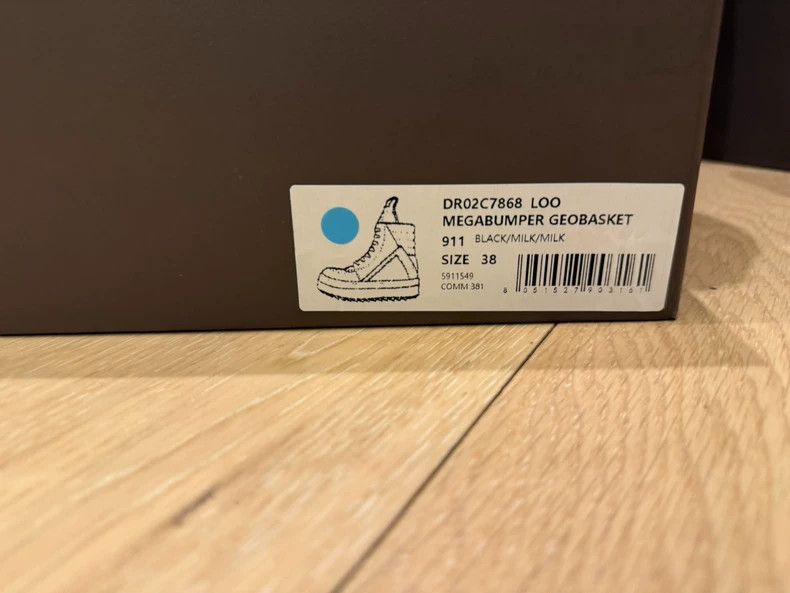 Rick Owens Rick Owens High-Top Sneakers in Blue-dmc Size US 6 / EU 39 - 8 Thumbnail