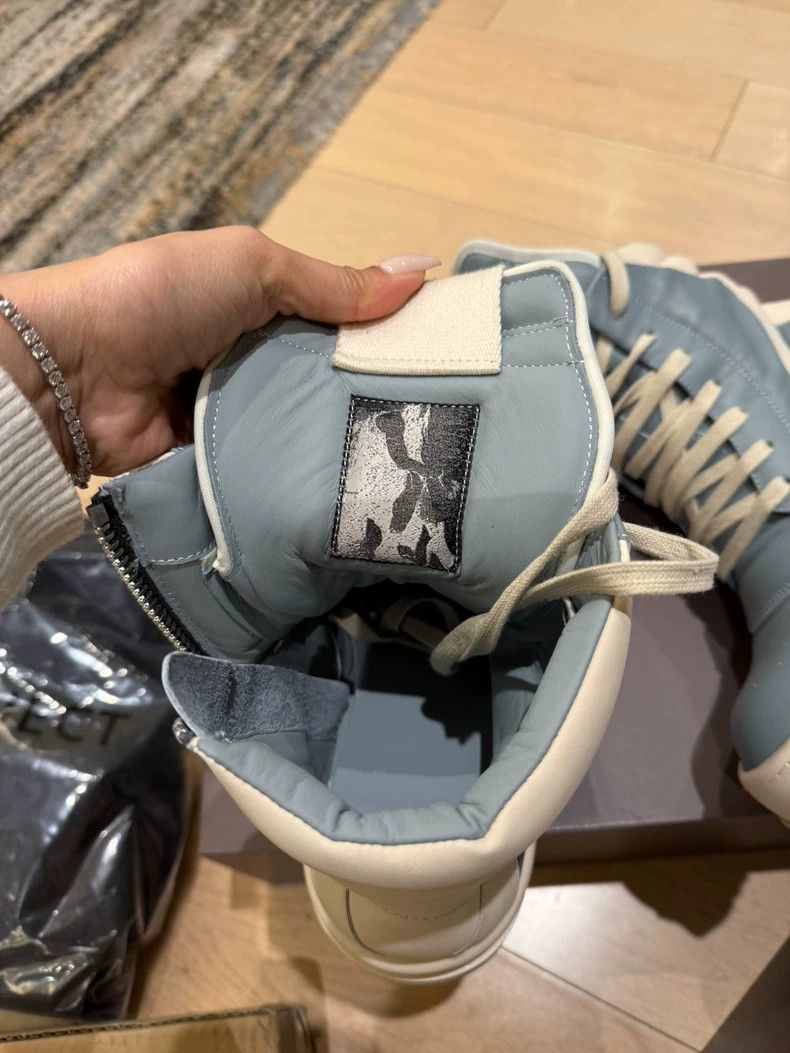 Rick Owens Rick Owens High-Top Sneakers in Blue-dmc Size US 6 / EU 39 - 6 Thumbnail