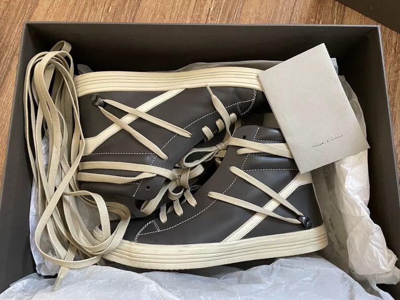 Rick Owens Rick Owens Black and White Sneakers Size 37-dmc Size US 7.5 / EU 40-41 - 2 Thumbnail