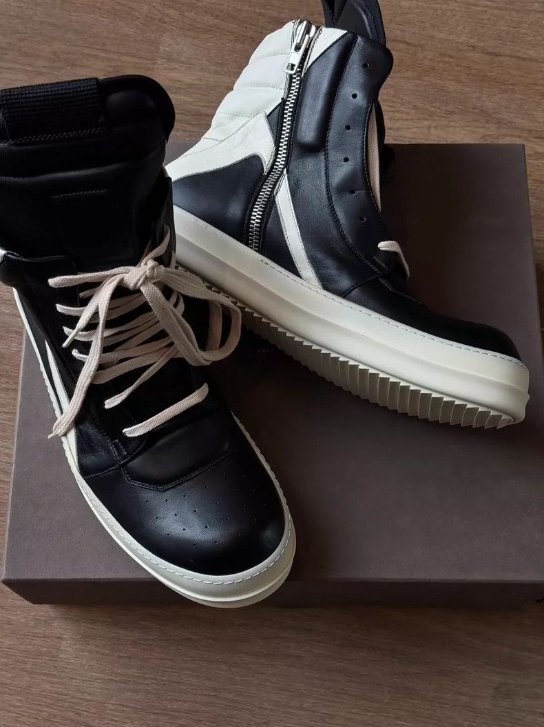 Rick Owens Rick Owens Black and White Sneakers Size 44-dmc Size US 10 / EU 43 - 3 Thumbnail
