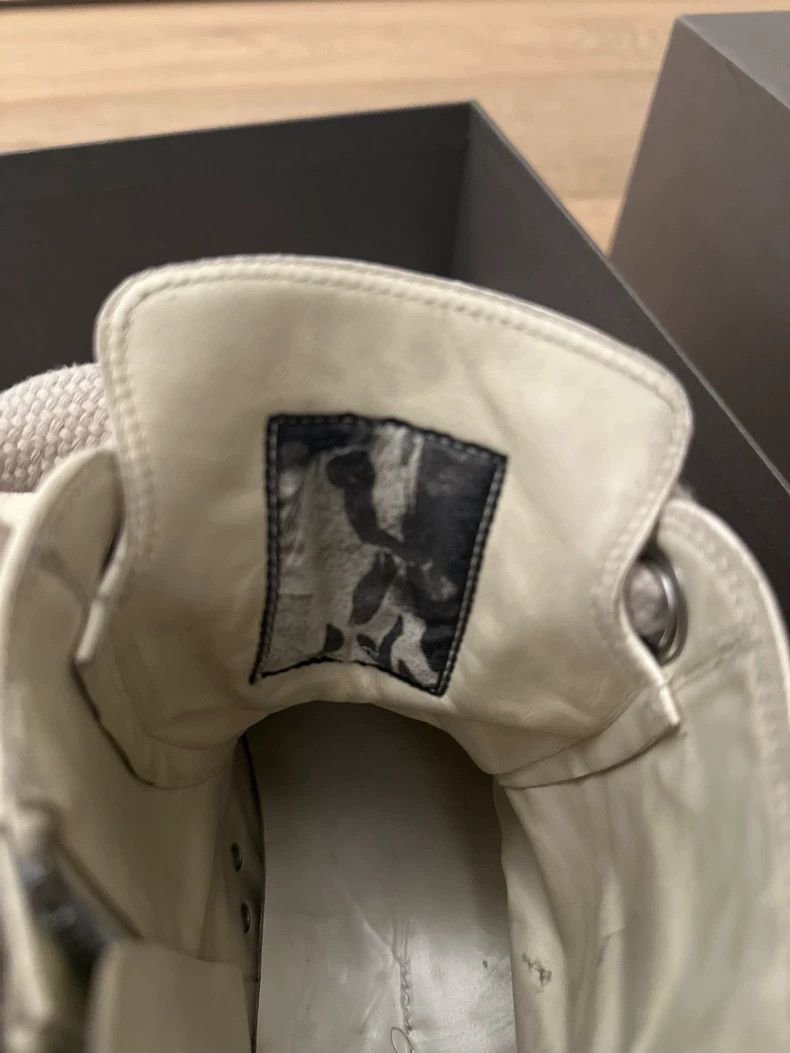 Rick Owens Rick Owens High Top Sneakers with Grey Laces-dmc Size US 10.5 / EU 43-44 - 7 Thumbnail