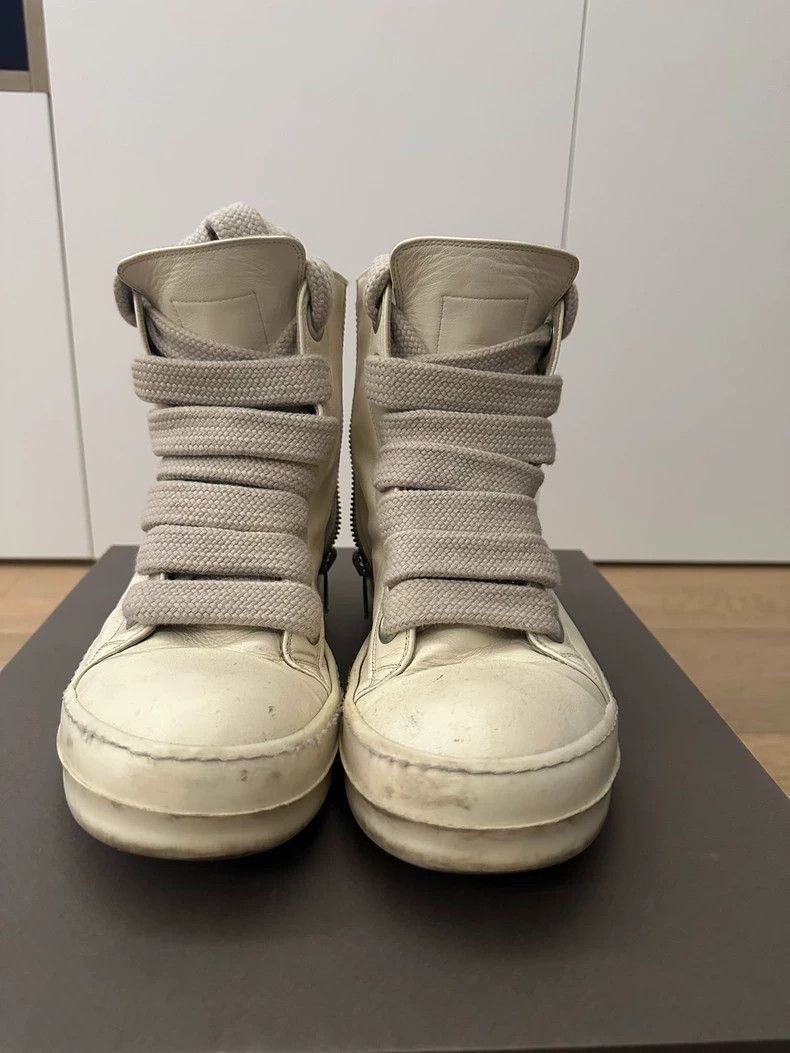 Rick Owens Rick Owens High Top Sneakers with Grey Laces-dmc Size US 10.5 / EU 43-44 - 3 Thumbnail