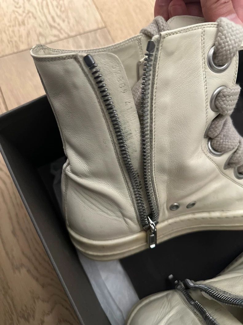 Rick Owens Rick Owens High Top Sneakers with Grey Laces-dmc Size US 10.5 / EU 43-44 - 8 Thumbnail