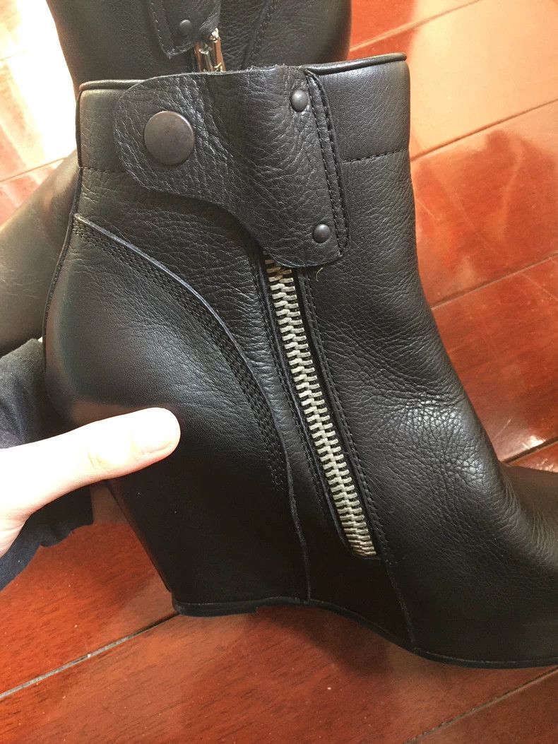 Rick Owens Rick Owens Classic High Heels Leather Boots-dmc Size US 8 / EU 41 - 3 Thumbnail