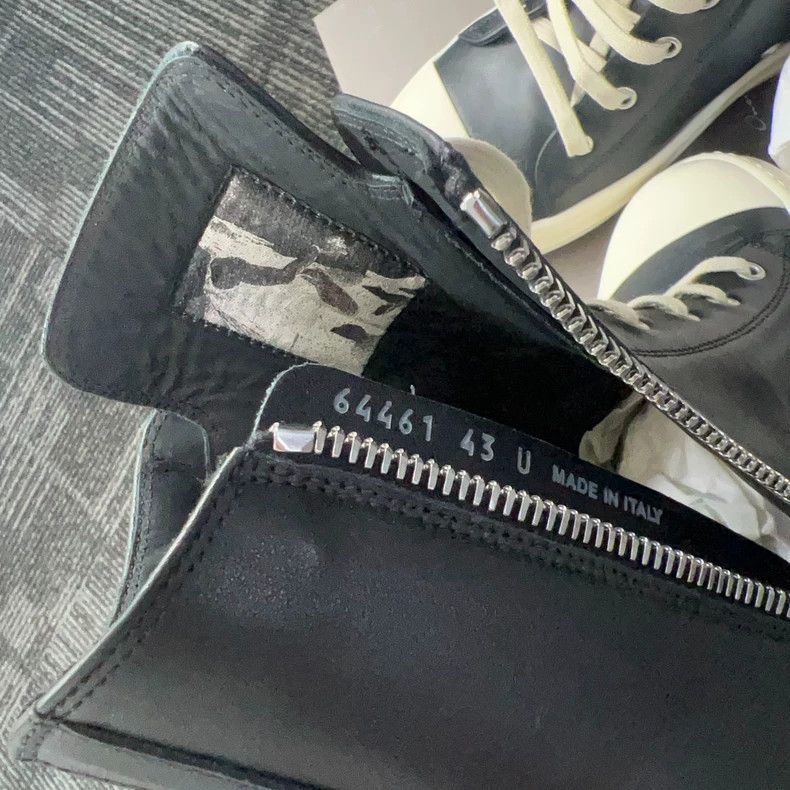 Rick Owens Rick Owens High-Top Sneakers Size 43-dmc Size US 10 / EU 43 - 5 Thumbnail