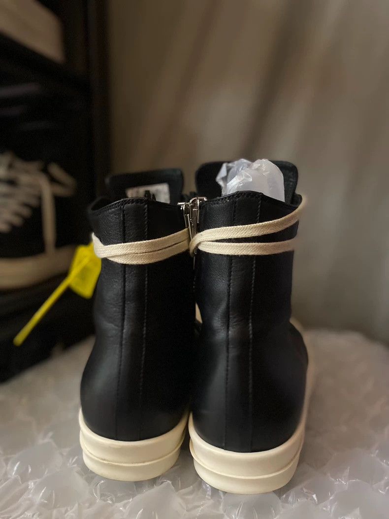 Rick Owens Rick Owens High-Top Leather Sneakers Size 39.5-dmc Size US 8.5 / EU 41-42 - 4 Thumbnail