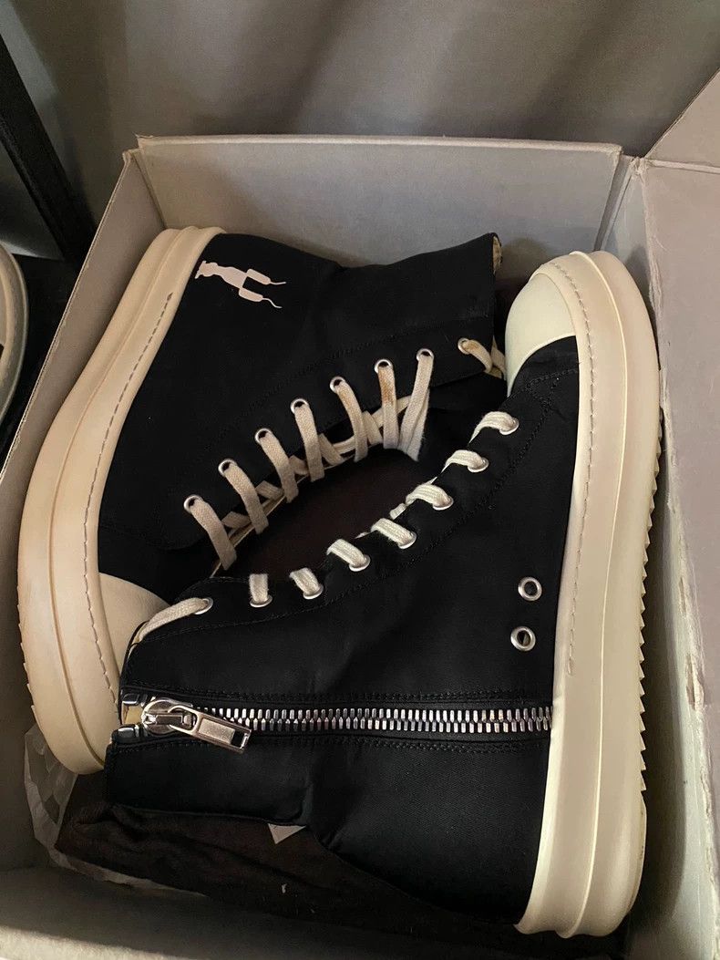 Rick Owens Rick Owens Robot Logo High-Top Sneakers-dmc Size US 10.5 / EU 43-44 - 2 Thumbnail