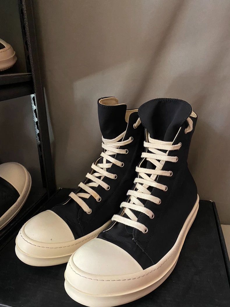 Rick Owens Rick Owens Robot Logo High-Top Sneakers-dmc Size US 10.5 / EU 43-44 - 3 Thumbnail