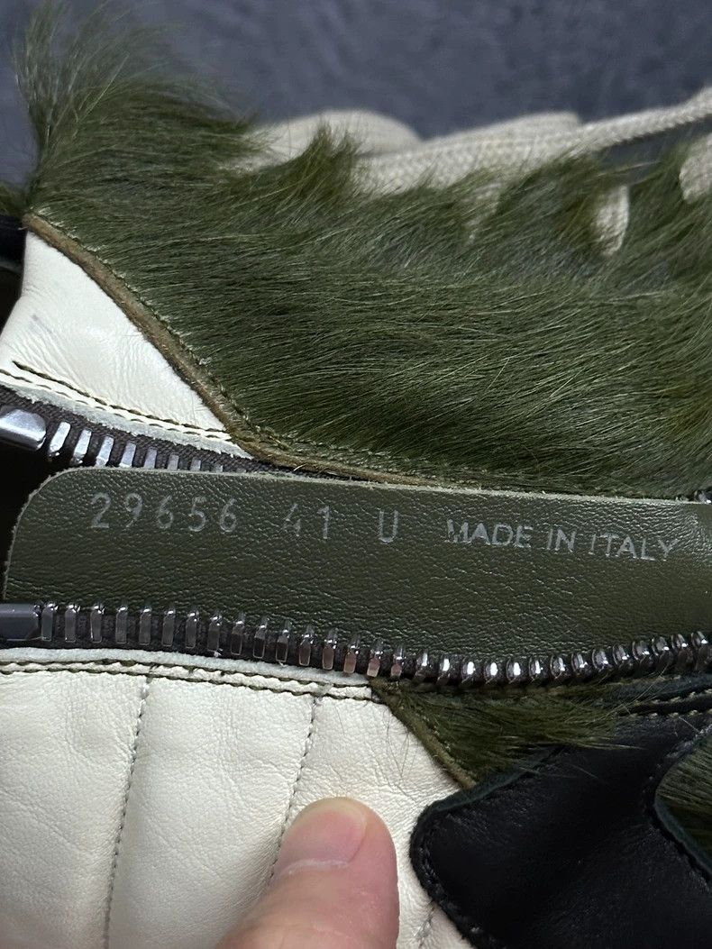 Rick Owens Rick Owens Green Fur Sneakers Size 41-dmc Size US 8 / EU 41 - 9 Thumbnail