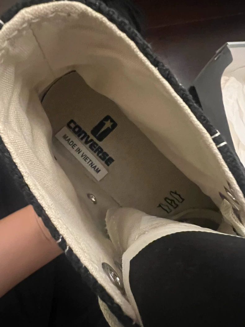Rick Owens Rick Owens x Converse Canvas Shoes-dmc Size US 5.5 / EU 38 - 8 Thumbnail