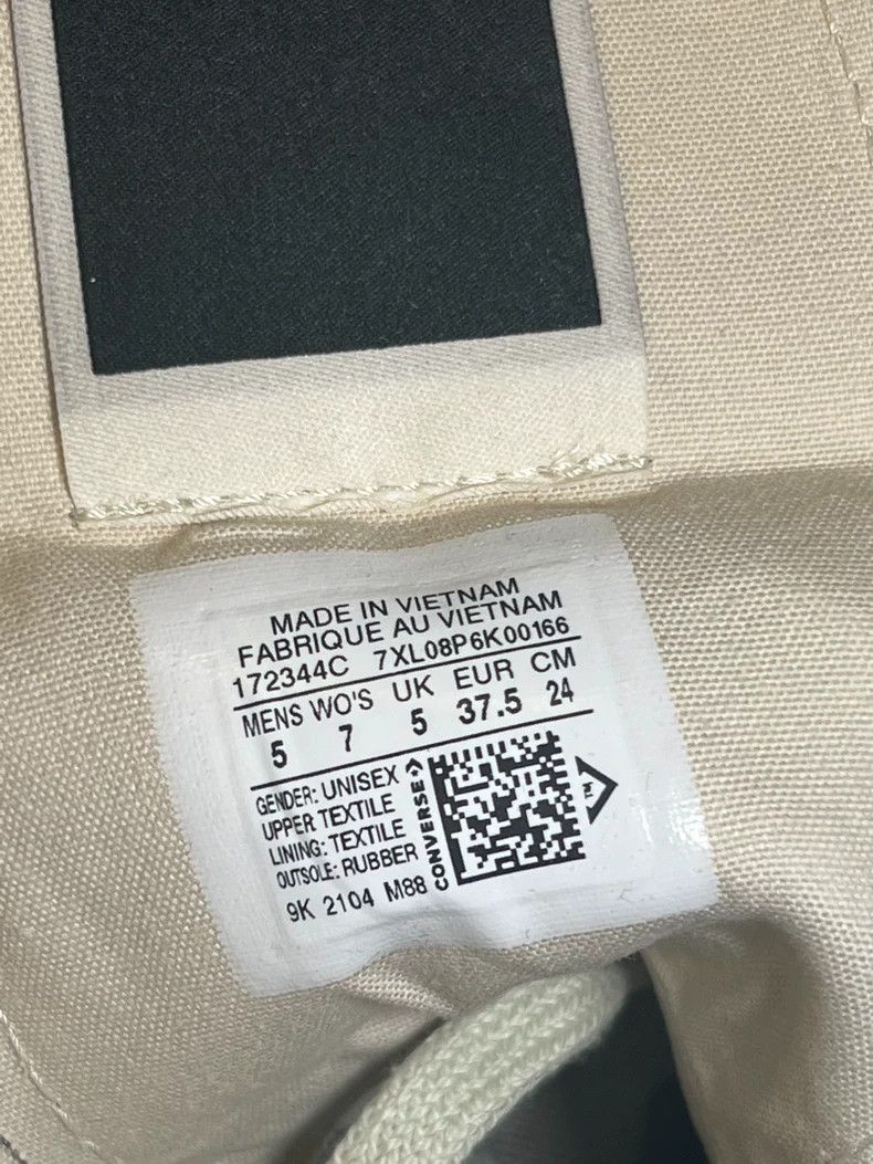 Rick Owens Rick Owens x Converse Canvas Shoes-dmc Size US 5.5 / EU 38 - 5 Thumbnail