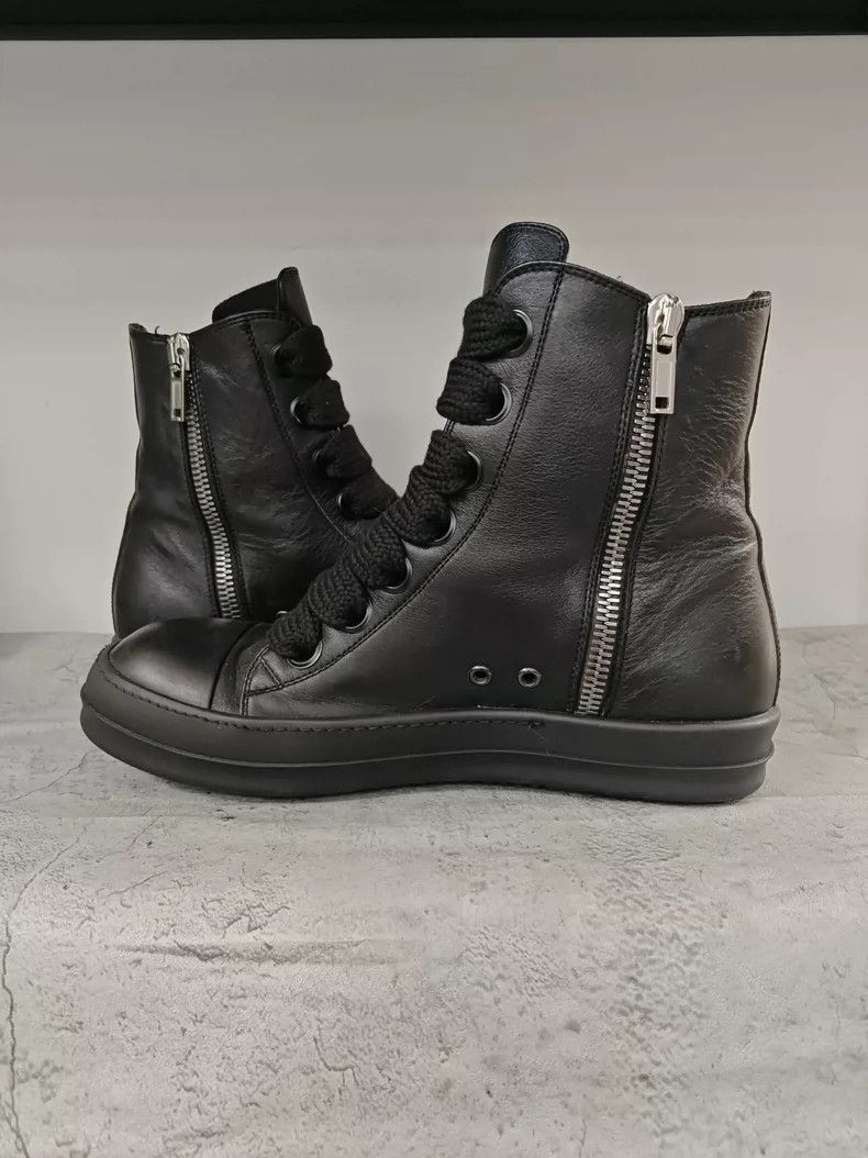 Rick Owens Rick Owens Black High Top Sneakers-dmc Size US 10.5 / EU 43-44 - 5 Thumbnail