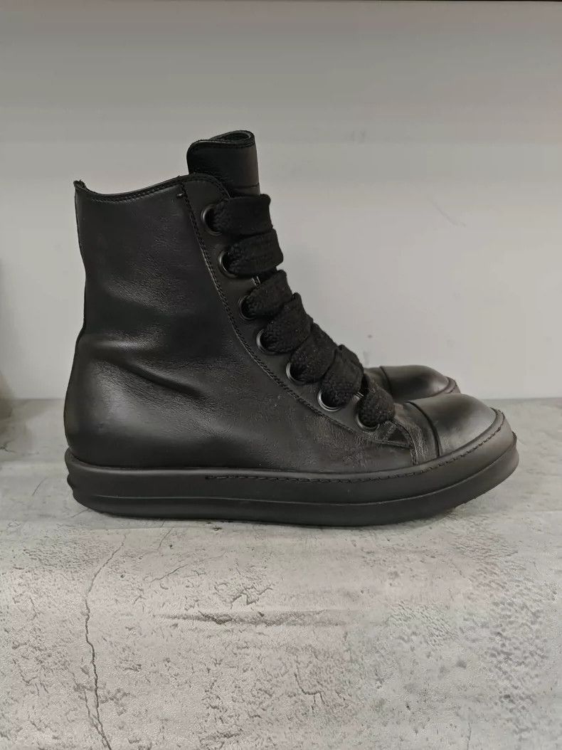Rick Owens Rick Owens Black High Top Sneakers-dmc Size US 10.5 / EU 43-44 - 4 Thumbnail