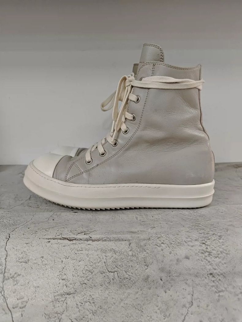 Rick Owens Rick Owens Gray High Top Leather Sneakers-dmc Size US 7.5 / EU 40-41 - 2 Thumbnail