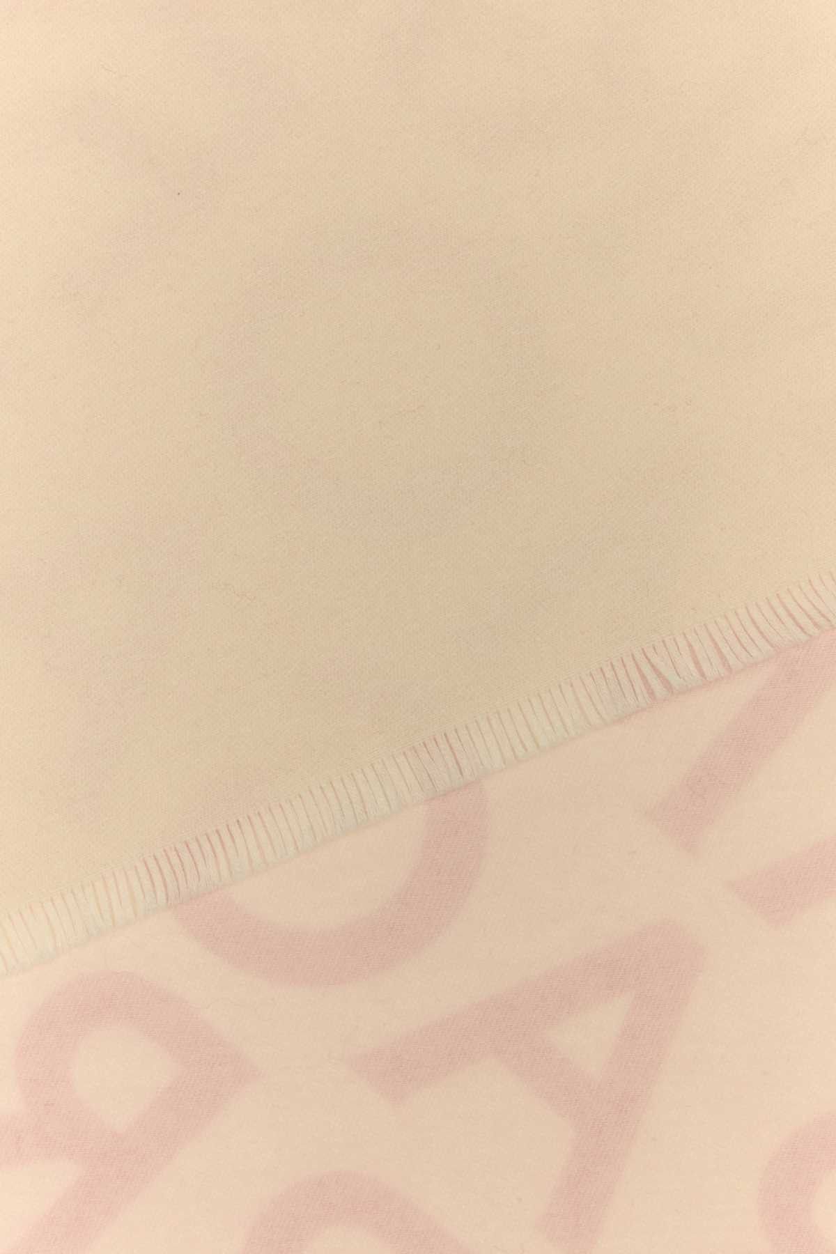 Salvatore Ferragamo Embroidered Wool Blend Reversible Scarf Size ONE SIZE - 2 Thumbnail