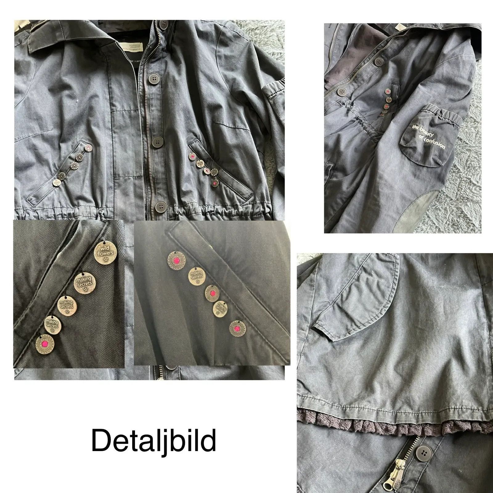 Odd Molly Odd Molly Cortez parka jacket / almost black Jacket Size XS / US 0-2 / IT 36-38 - 3 Thumbnail