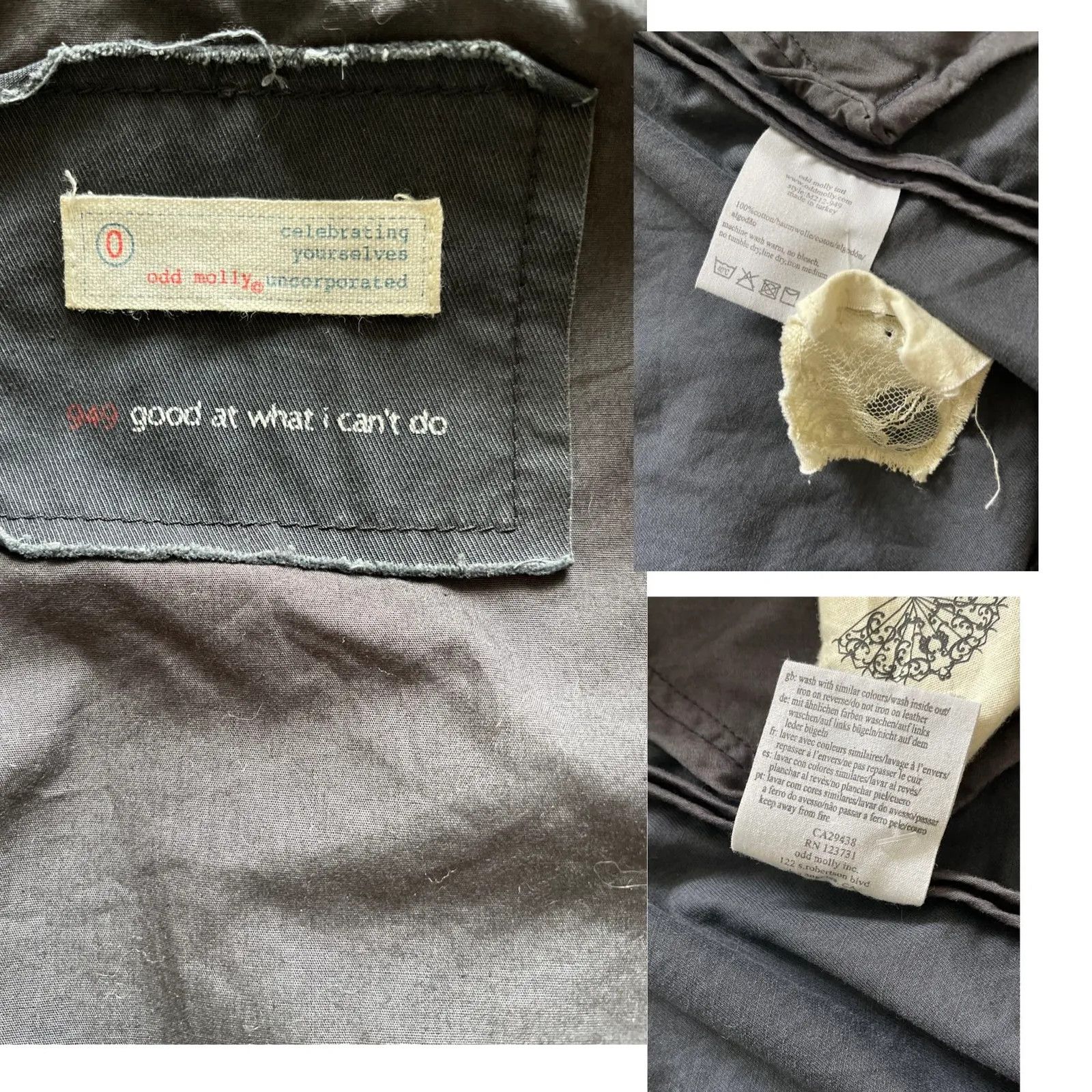 Odd Molly Odd Molly Cortez parka jacket / almost black Jacket Size XS / US 0-2 / IT 36-38 - 4 Thumbnail