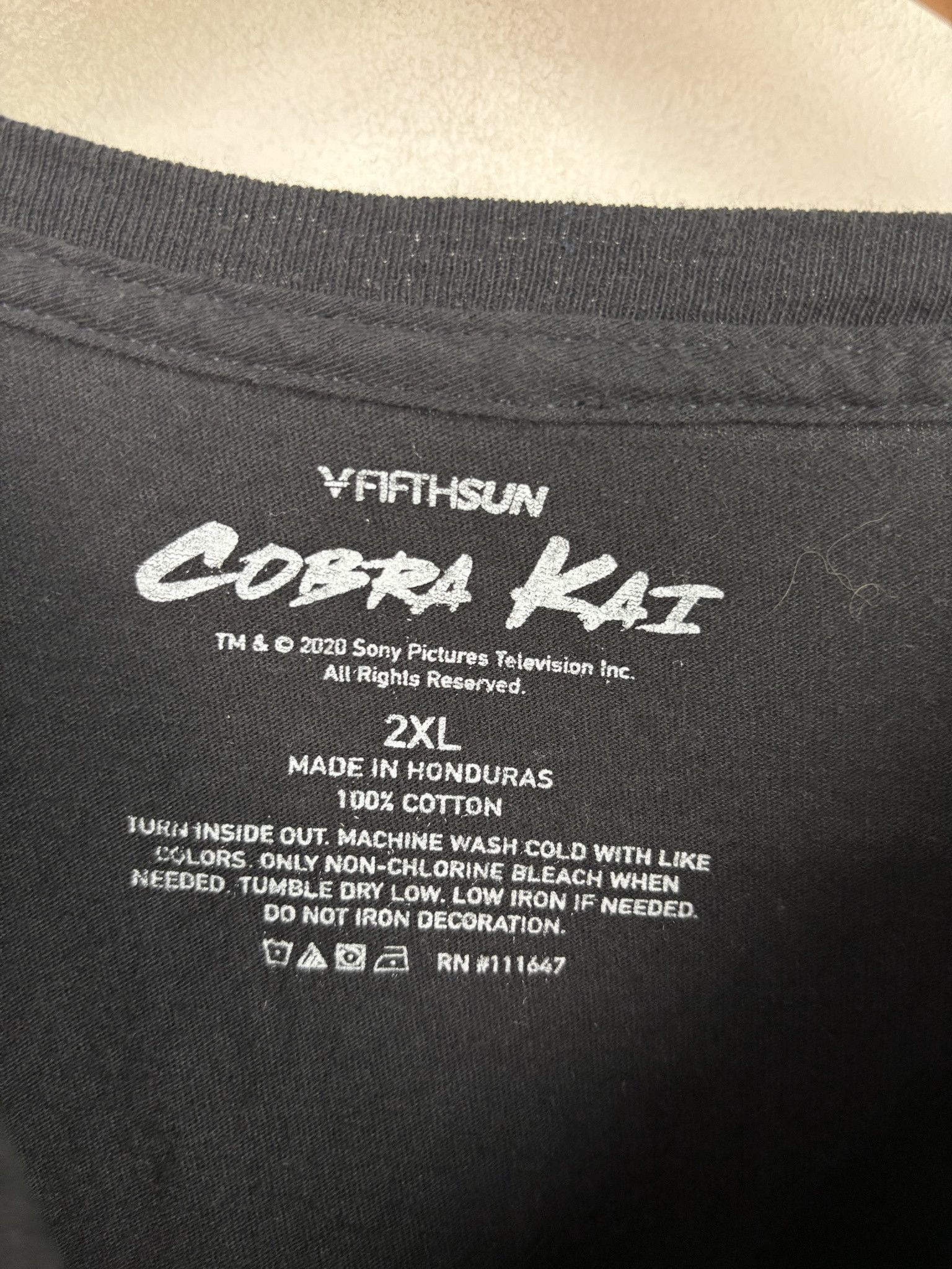 Vintage Y2K Cobra Kai Promo Tee Shirt Size US XXL / EU 58 / 5 - 3 Thumbnail