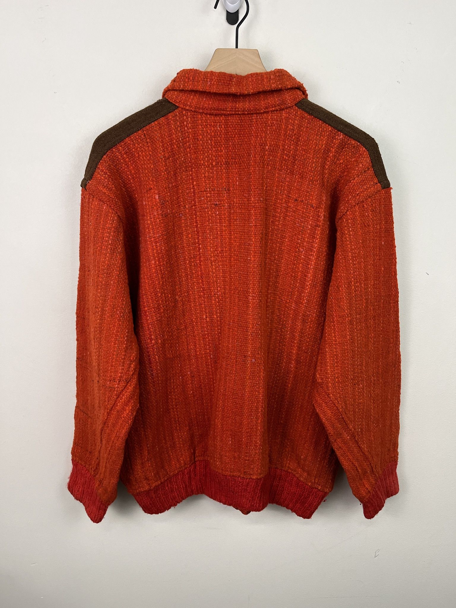 Vintage Vintage 90s Bolivian Hand Knit Striped Jacket Size S Size US S / EU 44-46 / 1 - 3 Thumbnail