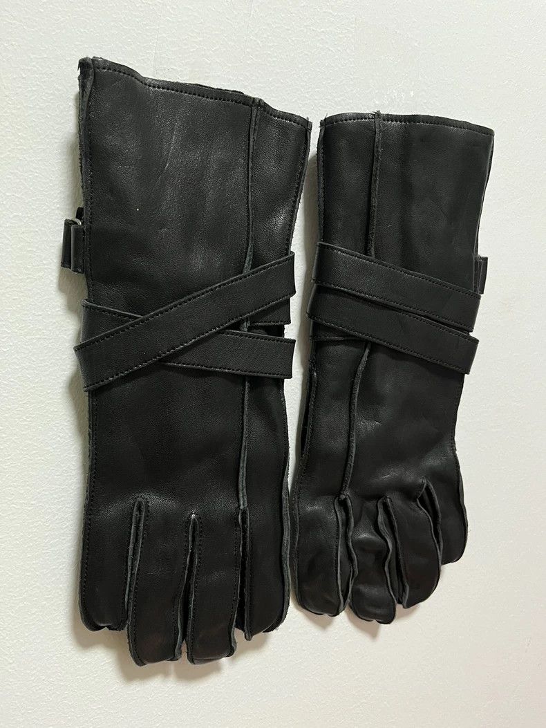 Yohji Yamamoto Yohji Yamamoto Leather Gloves Y's Line Size ONE SIZE - 3 Thumbnail