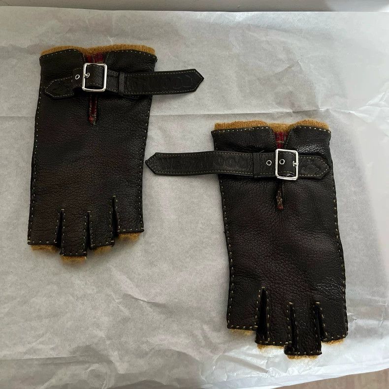 Vivienne Westwood Vivienne Westwood Leather Gloves for Women Size ONE SIZE - 3 Thumbnail