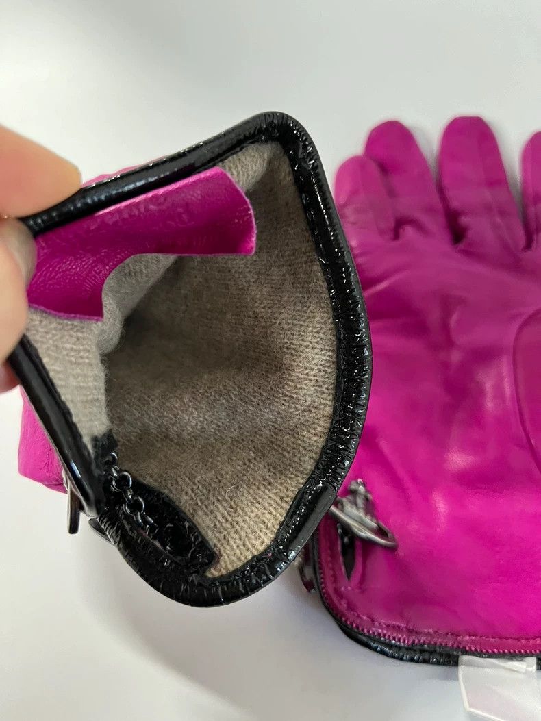Vivienne Westwood Vivienne Westwood Pink Saturn Gloves Size ONE SIZE - 6 Thumbnail