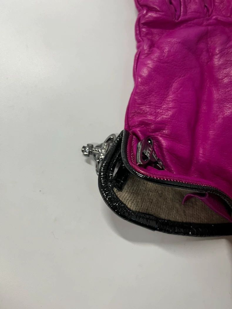 Vivienne Westwood Vivienne Westwood Pink Saturn Gloves Size ONE SIZE - 2 Thumbnail