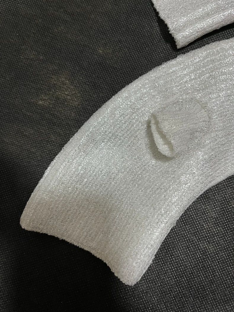 Julius Julius White Fingerless Gloves Accessory Size ONE SIZE - 3 Thumbnail