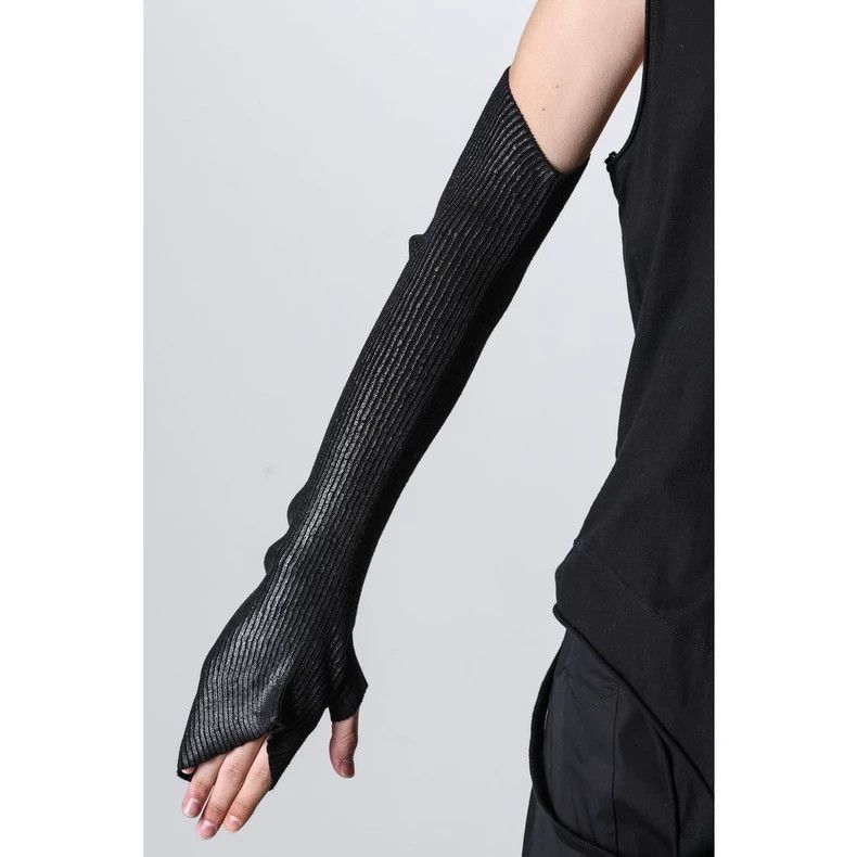 Julius Julius White Fingerless Gloves Accessory Size ONE SIZE - 8 Thumbnail