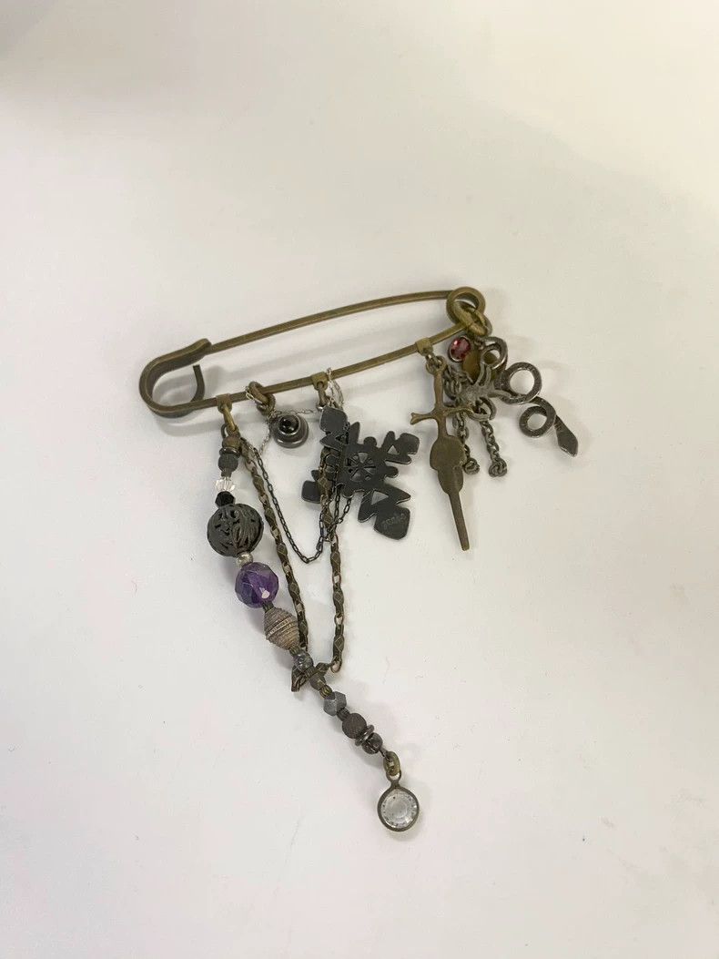 David Yurman Gunda Gem Brooch with Charms Size ONE SIZE - 3 Thumbnail