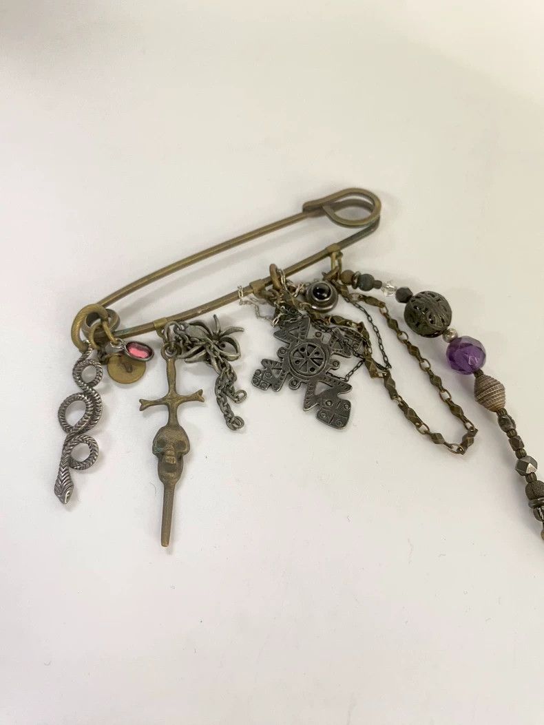 David Yurman Gunda Gem Brooch with Charms Size ONE SIZE - 2 Thumbnail