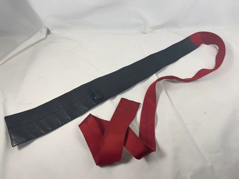 Comme des Garcons Comme des Garçons Homme Plus Leather Tie Size ONE SIZE - 2 Thumbnail