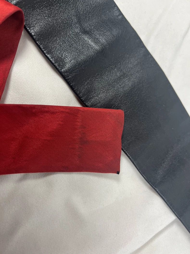 Comme des Garcons Comme des Garçons Homme Plus Leather Tie Size ONE SIZE - 4 Thumbnail