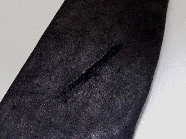 Julius Julius Tie in Black Cowhide 2016FW Size ONE SIZE - 4 Thumbnail