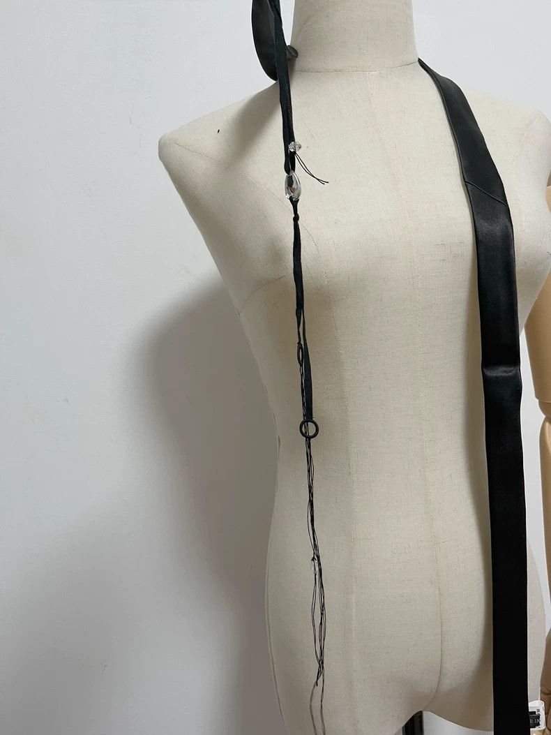 Ann Demeulemeester Ann Demeulemeester Silk Tie Size ONE SIZE - 4 Thumbnail