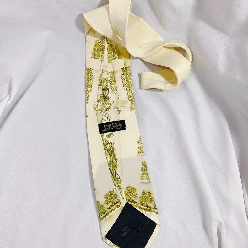 Jean Paul Gaultier Jean Paul Gaultier Tie with Embroidery Size ONE SIZE - 4 Thumbnail