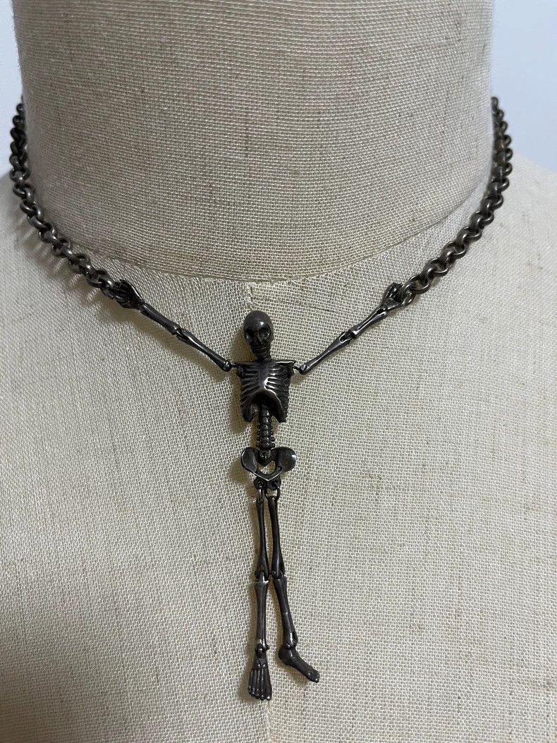 Vivienne Westwood Vivienne Westwood Skeleton Choker Necklace Size ONE SIZE - 2 Thumbnail