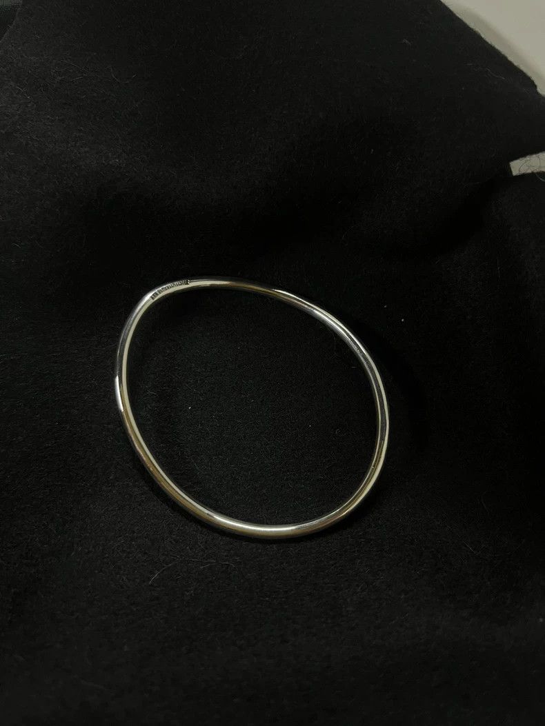 Ann Demeulemeester Ann Demeulemeester Silver Bracelet Bangle Size ONE SIZE - 2 Thumbnail
