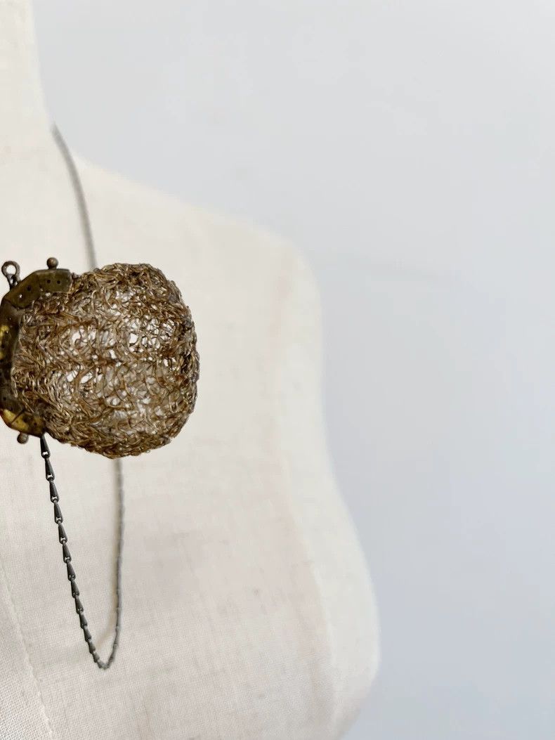 Maison Margiela Handmade Mini Metal Purse Necklace Jewelry Size ONE SIZE - 4 Thumbnail