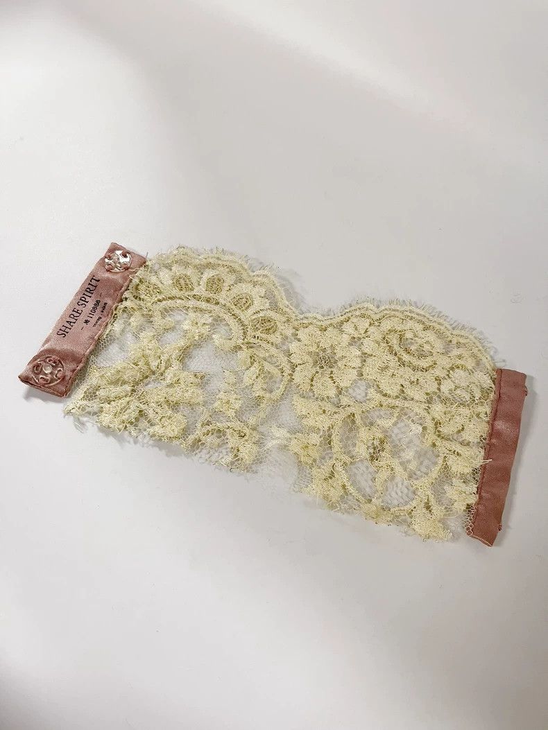 Chanel Lace Beaded Cuff Bracelet Decorative Accessory Size ONE SIZE - 5 Thumbnail