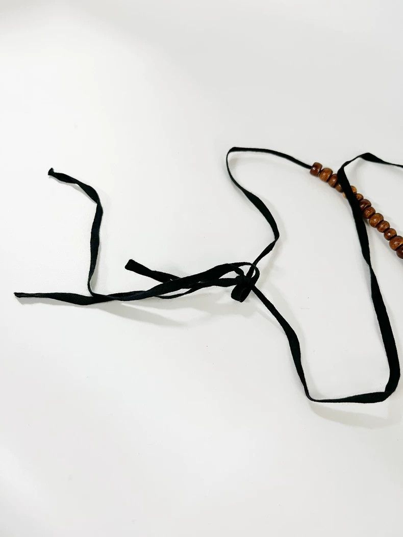 Ann Demeulemeester Ann Demeulemeester Wooden Pea Necklace 2009 Size ONE SIZE - 5 Thumbnail